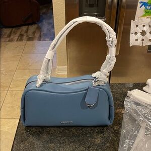 Michael Kors Blue Satchel Bag